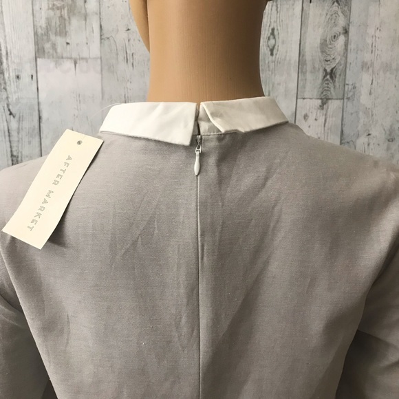 After Market White Collar Smock Dress - Picture 4 of 5